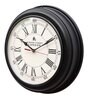 Black Metal Round Bondstreet London Wall Clock