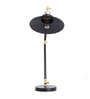 Black Metal Shade Study Lamp with Metal Base