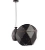 Opaline Black Metal Hanging Light