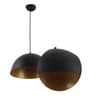 Servia Black Metal Hanging Light