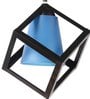 Rhombus Black Metal Hanging Light