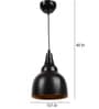 Black Metal Single Hanging Light