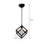 Issac Black Metal Hanging Light
