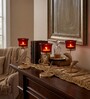 Black Metal Tealight Candle Holders Set Of 3