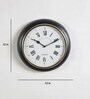 Black Metal Traditional Wall Wall Clock