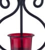Black Metal Venus Wall Candle Holder