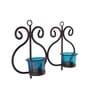 Black Metal Mylo Wall Candle Holder