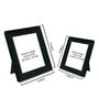 Black Metal Wall Hanging/Table Top , Set Of 2 Photo Frame