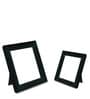 Black Metal Wall Hanging/Table Top , Set Of 2 Photo Frame