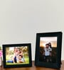Black Metal Wall Hanging/Table Top , Set Of 2 Photo Frame