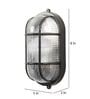 Lavish Black Plastic Gate Light