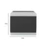 Elora Metal LED Wall Flush Mount Light (Black)
