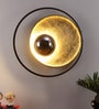 Jonathan Metal LED Novelty Wall Light (Black & Gold)