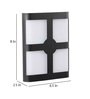 Rhombus Black Metal LED Wall Lights