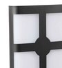 Rhombus Black Metal LED Wall Lights