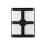 Rhombus Black Metal LED Wall Lights