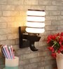 Antique Black Metal Wall Sconces