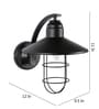 Marigot Black Metal Wall Sconces