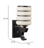 Antique Black Metal Wall Sconces