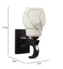 Arkadi Black Metal Wall Sconces