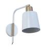 Siena White Metal Wall Sconces
