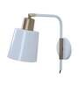 Siena White Metal Wall Sconces