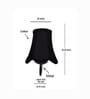 Black Metal Wall Mounted Light   Black Cotton Shade | Office & Bedroom