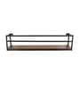 Black Metal Wall Shelf