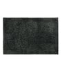 Black Microfiber AntiSkid 16 X 24 Inches Bath Mat