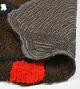 Black Microfiber AntiSkid 18 X 28 Inches Dog Shaped Bath Mat