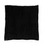 Black Microfiber Filled 16 X 16 Inch Set of 2 Chair Pads