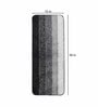 Black Microfiber Striped Anti-Skid Rubber Latex Backing Floor Runner