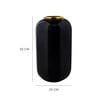 Black Midnight Short Vase