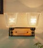 Black Mild Steel & Glass Wall Light