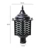 Black Mild Steel Gate Light