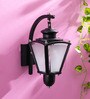 Veze Black Metal Outdoor Wall Light