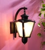 Veze Black Metal Outdoor Wall Light