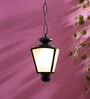 Ivan Black Metal Outdoor Hanging Light