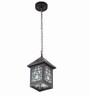 Laron Black Metal Outdoor Hanging Light