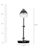 Black Mild Steel Study Lamp