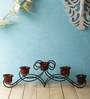 Black Steel Table Tea Light Holder