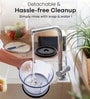Black Mixer Grinder with Stainless Steel Blade