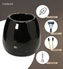 Black Modern Ceramic 3Pcs Bath Set