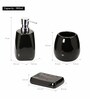 Black Modern Ceramic 3Pcs Bath Set