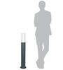 Black Modern Cylindrical Single-Light 36 Inch Aluminium Outdoor Gate Post Lamp Bollard Light