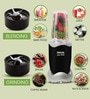 Black Multi-Jar Nutri Blender with Frother & Travel Cups