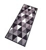 Black Nylon Geometric Pattern 47.2 x 19.6 Inches Runner