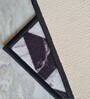 Black Nylon Geometric Pattern 47.2 x 19.6 Inches Runner