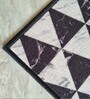 Black Nylon Geometric Pattern 47.2 x 19.6 Inches Runner