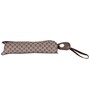 Black Graphic Printed 3 Fold Nylon Umbrella